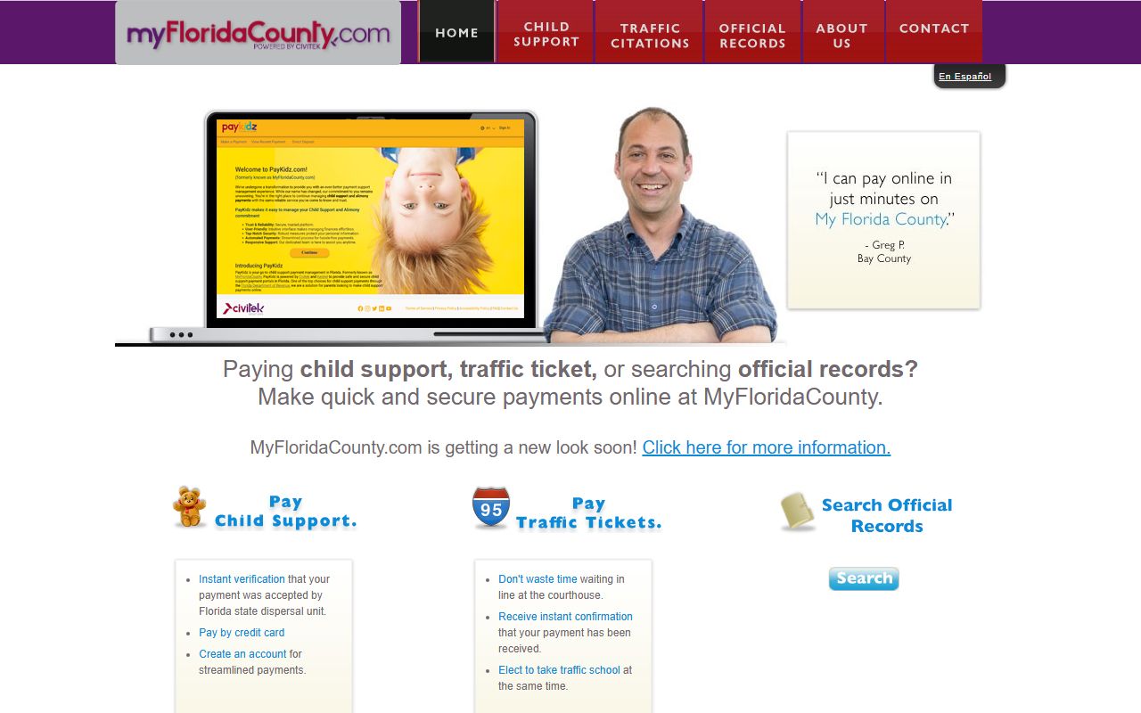 Lee County Clerk website for Cape Coral civil court records