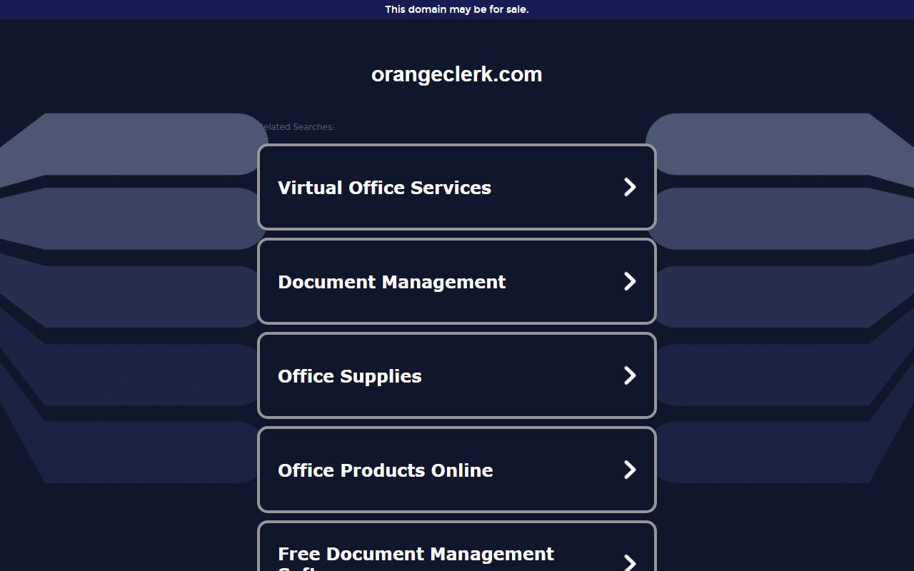 Orange County Clerk website for Orlando civil court records