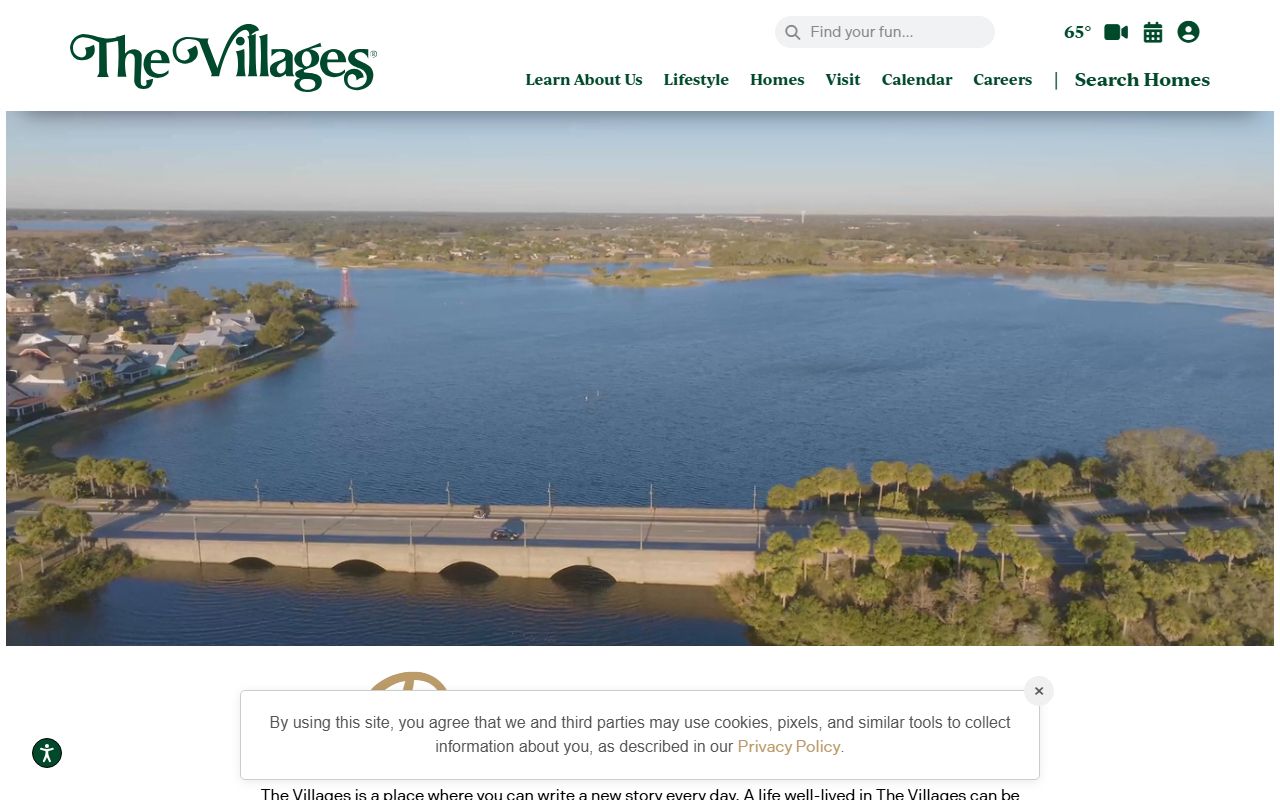 The Villages community website for civil court records information