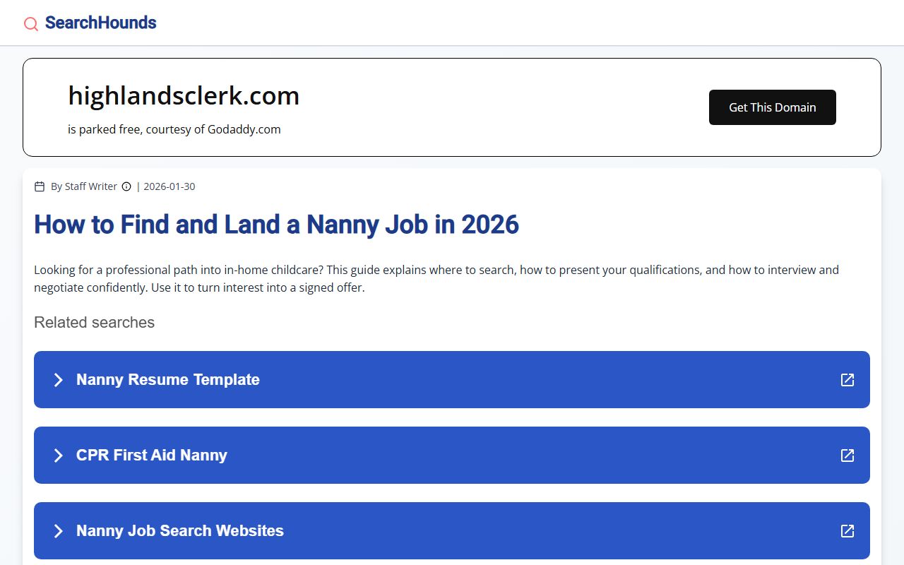 Highlands County Clerk of Court homepage for civil court records