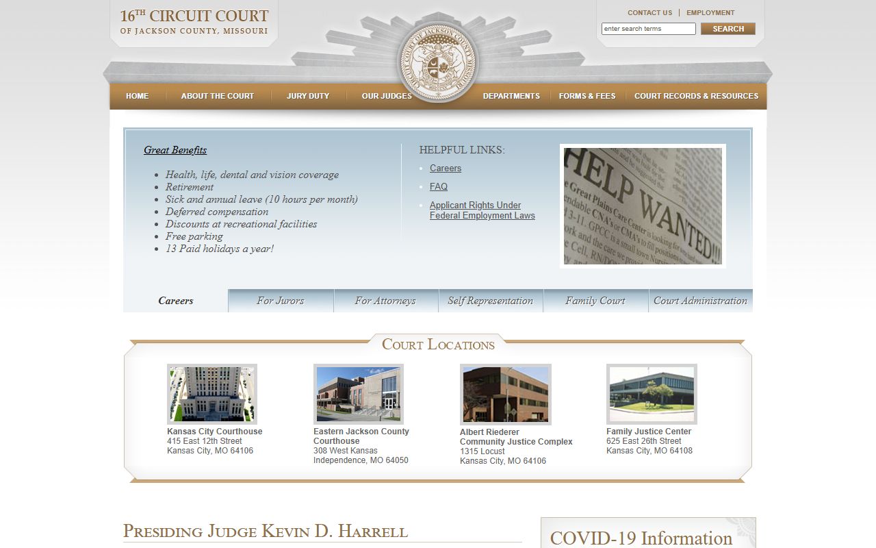 16th Judicial Circuit Court serving Monroe County civil court records