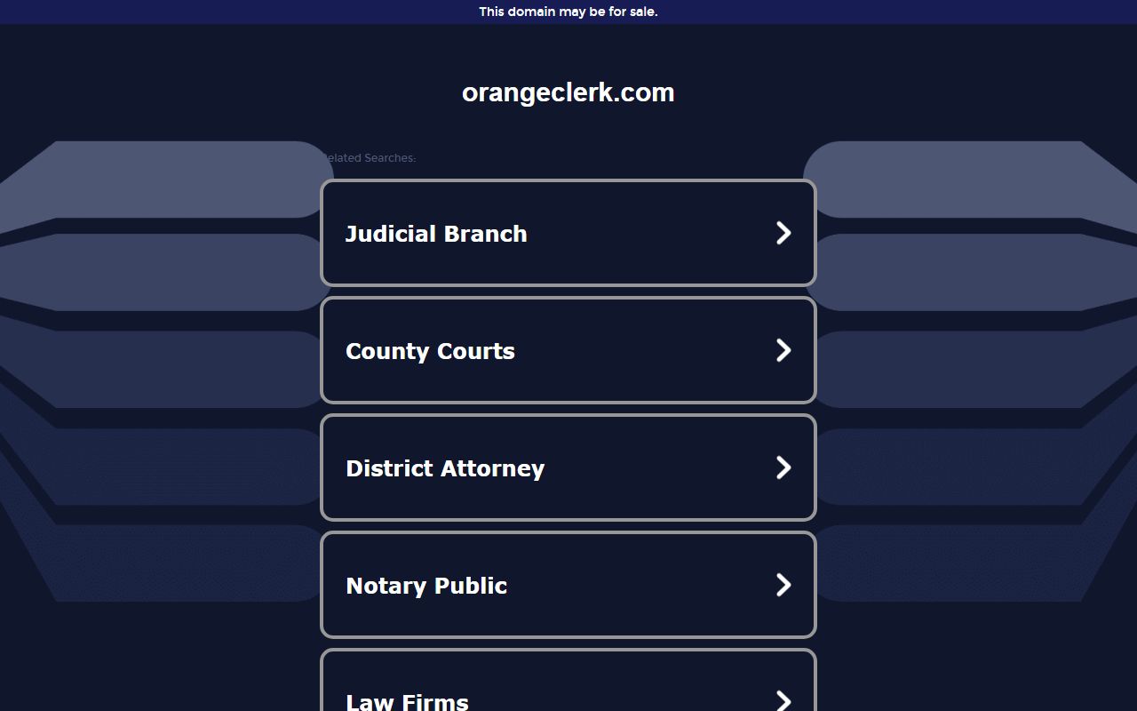 Orange County court records search for civil court records